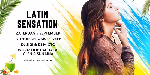 Latin Sensation | Salsa Bachata Kizomba | PC de Kegel Amstelveen — Uitgaan in Amstelveen
