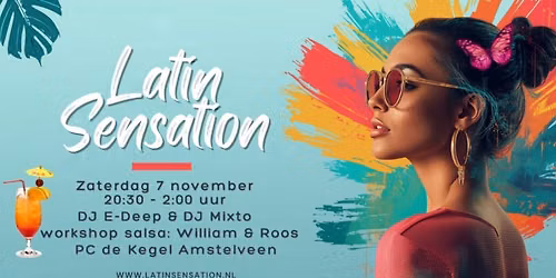 Latin Sensation | Salsa Bachata Kizomba | PC de Kegel Amstelveen — Uitgaan in Amstelveen